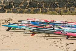 Boards am Strand