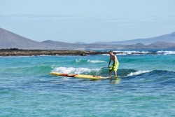 Surfen mit dem Raceboard